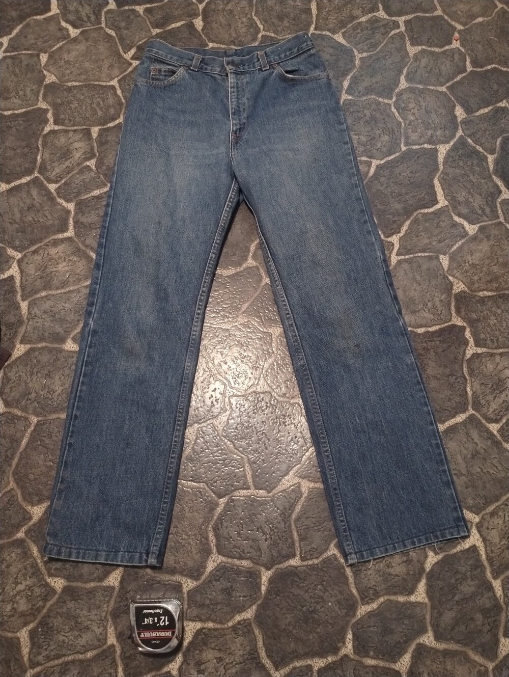 LEVIS White tab women's 2 horse pull white patch Jeans RARE HTF VINTAGE 70s - Picture 2 of 6